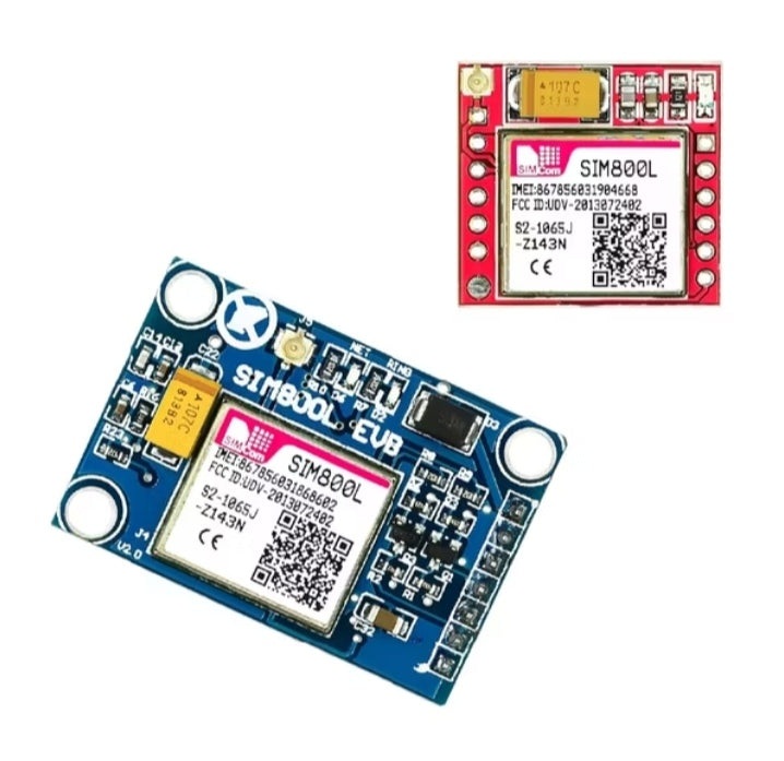 Mini SIM800L GSM GPRS Module – Ultra-Compact Quad-Band MicroSIM Card Core Board with TTL Serial Interface for Arduino and IoT Projects