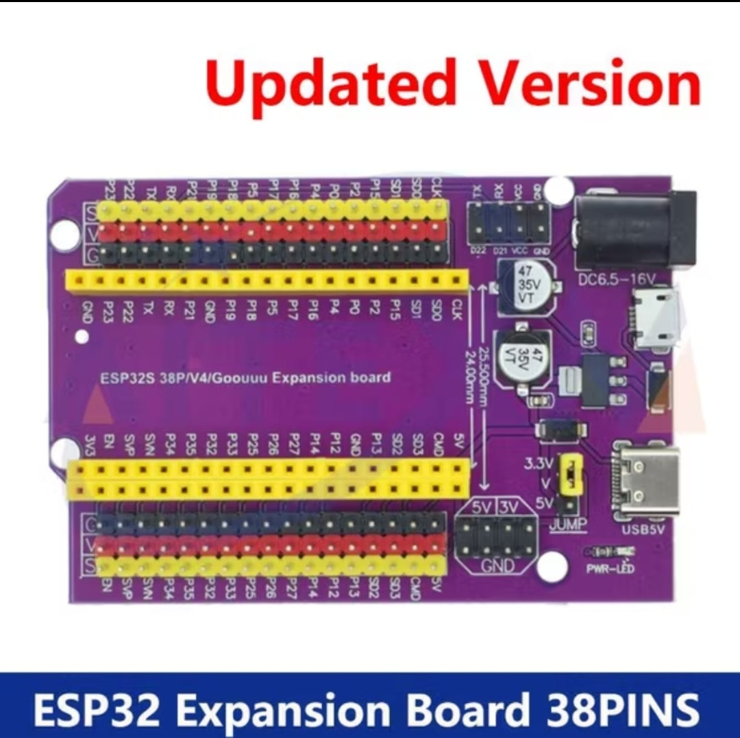 ESP32 Development Board Type-C Micro USB CP2102 WiFi + Bluetooth Expansion Board